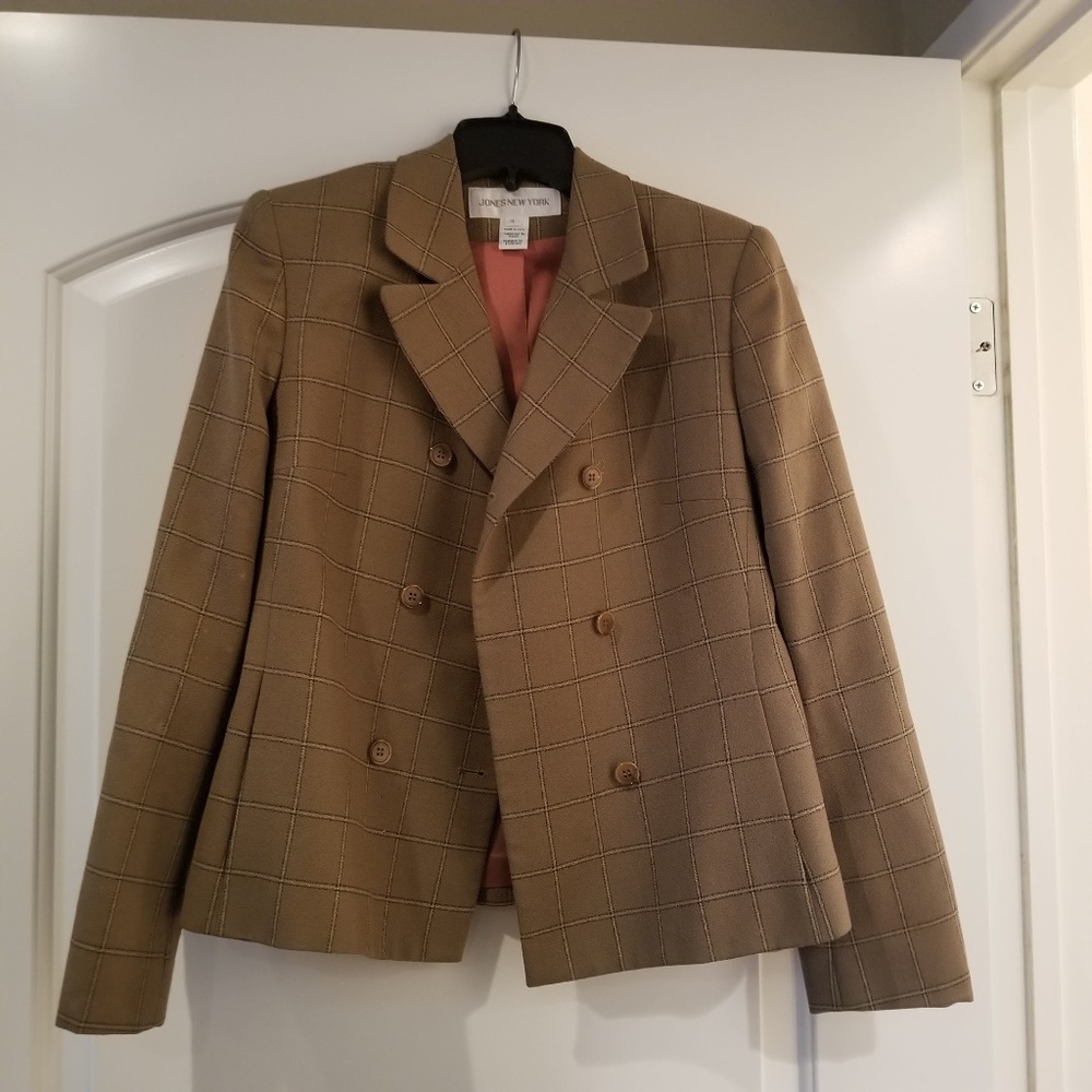 Double Breasted Wool Blazer